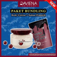 DAVIENA SKINCARE BUNDLING HANDBODY LOTION DAN SABUN MANDI DAVIENA SKINCARE HB Kuadrat 250g + Sabun