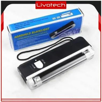 Alat Deteksi Uang Palsu Mini Portable Money Detector Detektor Cek Uang Lampu UV