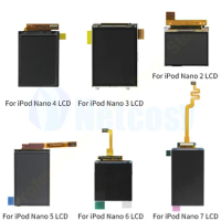 LCDs For iPod Nano 5th 6th 7th Generation LCD Display Screen Replacement Parts For iPod Nano 2 3 4 5 6 7 Gen LCD Screen