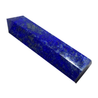 3X Lapis Lazuli Natural Crystal Column Lapis Lazuli Crystal Column Hexagonal Column Original Stone Decoration 5-6Cm