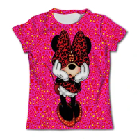 Kids Baby Minnie Mouse T-shirt Boys Girls Clothing Short Sleeved Fall Kids Short Sleeved Sweatshirt Boys Clothes 3yrs to 12yrs