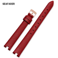 Series Women's Notch Watch Bracelet for Gucci Ya141501 Ya141401 GC Leather Watch Strap Accessories 12 14mm Wrist Strap