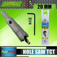 Hole Saw TCT LUMOS 20mm / HoleSaw Besi 20mm / Mata Bor Besi 20 mm TCT