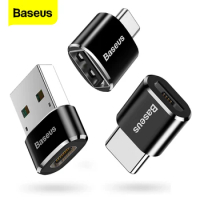 Baseus USB To Type C OTG Adapter USB USB-C Male To Micro USB Type-c Female Converter For Macbook Samsung Xiaomi OTG Connector