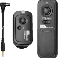 Pixel RW-221 Wireless Shutter Release Timer Remote Control (DC0 DC2 N3 E3 S1 S2) Cable For Canon Nikon Sony Camera VS TW283 RC-6