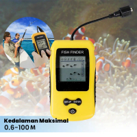 ABDI MALL- TaffSPORT Alat Pelacak Ikan Sonar Fish Finder Cable Display 100M - TL8