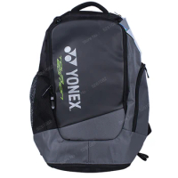Professional Yonex Badminton Backpack For Women Men Sports Bag For 3 Rackets With Shoes Compartment