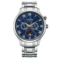 送禮首選★CITIZEN 星辰 亞洲限定 光動能紳男月相手錶AP1050-81L  附提袋【全館滿額折價★APP下單點數4倍送】線上購買享_實體門市同步服務