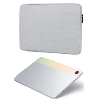 for Oppo Pad Air Tablet Bag Waterproof Canvas Sleeve Anti-Scratch Carry Handbag Anti-Drop Protective Case Cover with Zip Pouch