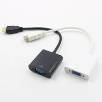 HDMI to VGA adapter cable hdmi to vga line hdmi vga line supports 1080P converter