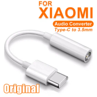 For HiFi Type C To 3.5mm Aux Adapter For Xiaomi Mi 12 11 Type-C 3.5mm Jack Headphones Audio Cable POCO X5 Pro Redmi Note 9 10 11