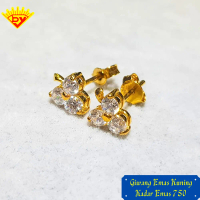 Giwang Anting mas permata kadar mas 750