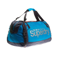 跩狗嚴選 正品極度乾燥 Superdry Camping Hiking Kit 輕量旅行袋 肩背 運動包天空藍 手提包