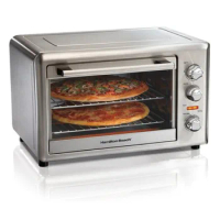 Hamilton Beach - Countertop convection oven with rotisserie - Stainless Steel