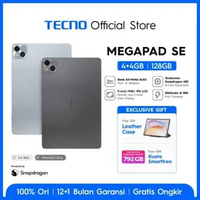 TECNO MEGAPAD SE 4+4GB*128GB, Qualcomm Snapdragon 685, 8000mAh, 11inch Eye Care FHD+, Hybrid Sim-Car