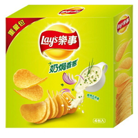 Lay's樂事 家庭號奶焗香蔥洋芋(260g/盒) [大買家]