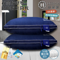 【Hilton 希爾頓】享受睡眠石墨烯舒寧助眠獨立筒枕(枕頭/石墨烯枕/獨立筒枕)(B0033-N50)