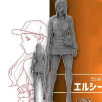1/24 Scale Unpainted Resin Figure Elsie GK figure