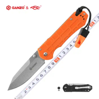 Ganzo G7452P FBKNIFE FIREBIRD 58-60HRC 440C G10 Handle with a Whistle Folding Knife Outdoor Survival Camping Tool Pocket Knife
