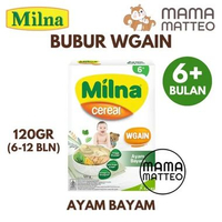 MILNA Bubur Bayi Wgain 6+ / Wgain Soya 6+ 8+ / Bubur MPASI Bayi Anak / Makanan Bubur Instan Milna BA