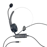 【中晉網路】國際牌話機用 2.5mm 電話耳機麥克風(FHP101 單耳耳麥 含調音靜音2.5mm)