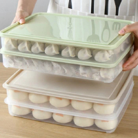 Household Multi-Functional Refrigerator Quick-Frozen Dumplings Storage Box Food Freezer Kitchenware Fresh-Keeping Sealed Box