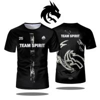 เสื้อทีมสปิริต 2025 ชุดแข่งขันใหม่ CS2 Esports เสื้อยืด Donk เสื้อผ้าฝึกซ้อมเกม CSGO เสื้อกีฬาสำหรับ