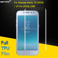 Front Full Coverage Clear Soft TPU Film Screen Protector For Samsung Galaxy J2 (2018) / J2 Pro J250 5.0" (Not Tempered Glass)
