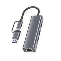 usb拓展塢type-c千兆網口hub網卡電腦轉換器手機平板筆記本擴展塢【宜家良品百貨】