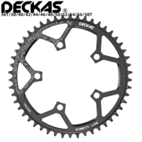 DECKAS 110BCD Chainring For Shimano Crown Round Black 36T 38T 40T 42T 44T 48T 50T 52T 54T Sprocket Chainwheel For 110mm Crankset