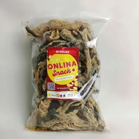 [ 500 gr ] Kripik Belut | Keripik Belut Gurih | Cemilan Gurih Kripik Belut Goreng Tepung | Aneka Cem