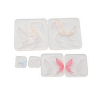 Air Dry Clay Pottery Butterfly Ear Silicone Mold UV Resin Mold Craft