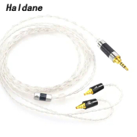 Haldane HIFI 1.2m 7N OCC Silver Plated Headphone Upgrade Replacement Cable for IE40 PRO IE40PRO Headphones