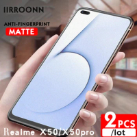 2Pcs/lot Matte Tempered Glass For Realme X50 pro Screen Protector For Realme X 50 realme 50 Glass for realme X50pro Anti-blu-ray