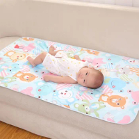 75*120cm,Waterproof Baby Changing Mat,Infants Children Portable Foldable Washable Game Mattress,Cushion Reusable Diaper Pad