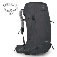 【Osprey】Stratos 36 透氣網架健行登山背包 36L 男款 隧道灰(登山背包 健行背包 運動背包)