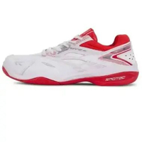 SPOTEC TENNIS COURT PRO SEPATU TENNIS PRIA WANITA - PUTIH MERAH - MOWBLI 44 Putih - Merah