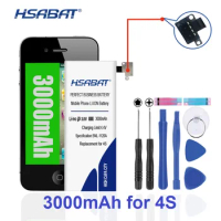 HSABAT 3000mAh Battery Use for iphone 4S for iphone4s for iphone4gs for iphone 4gs parcel within tools and Sticker
