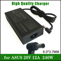 Genuine 240W Power Supply Adapter Charger For Asus ‎ROG Strix G15 G513RW-HF004W,Zephyrus G14 GA402 ADP-240EB B 20V 12A