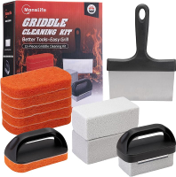 Griddle Cleaning Kit for Blackstone AccessoriesFlat Top Grill Cleaning Kit Tools for OutdoorGriddle 