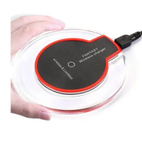 Qi Wireless Charger Charging Pad for IPhone 8 Plus X Samsung Galaxy S6 S7 Edge S8 S9 Plus Thin Powerbank Transmitter Usb Charger