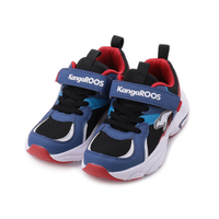 KANGAROOS 袋鼠 FUSION 透氣輕量慢跑鞋 藍紅黑 KK01296 中大童鞋