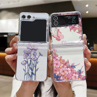 เคสโทรศัพท์, สำหรับ Samsung Galaxy Z Flip 6 5 4 3 5G, โปร่งใส, พับได้, เคสแข็ง, เข้ากันได้กับ Samsun