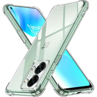 Clear Case For OnePlus Nord 2T CE 2 Lite 5G Thick Shockproof Soft Silicone Phone Cover for OnePlus Nord N300 N20 SE N20 5G