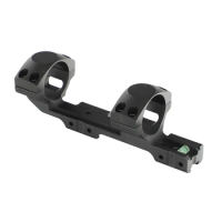 11mm 3/8" Dovetail Airgun Riflescope Rings Hunting 1 Inch 25.4mm 30mm Offset Scope Mount Rail with Bubble Level