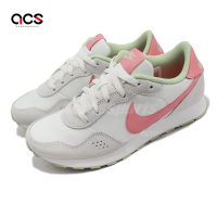Nike 休閒鞋 MD Valiant GS 大童 女鞋 白 粉紅 麂皮 撞色 運動鞋 CN8558-107