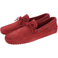 TOD’S FOR FERRARI GOMMINO 麂皮豆豆休閒鞋(紅色)