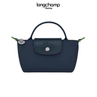 {Longchamp Korea} Original LONGCHAMPHandbag ladies handbag Cognac unilateral short handle nylon dump