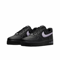 Nike Air Force 1 Low Black 黑紫 紫勾 刺繡 縫線 休閒鞋 男鞋 HQ2037-001