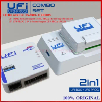 New 2024 Original UFI Box /UFi UFS-Prog /UFS 2 in 1 Socket Adapter(UFS BGA 153/254)UFi Box Support eMMC FBGA 153/169/162/186/221
